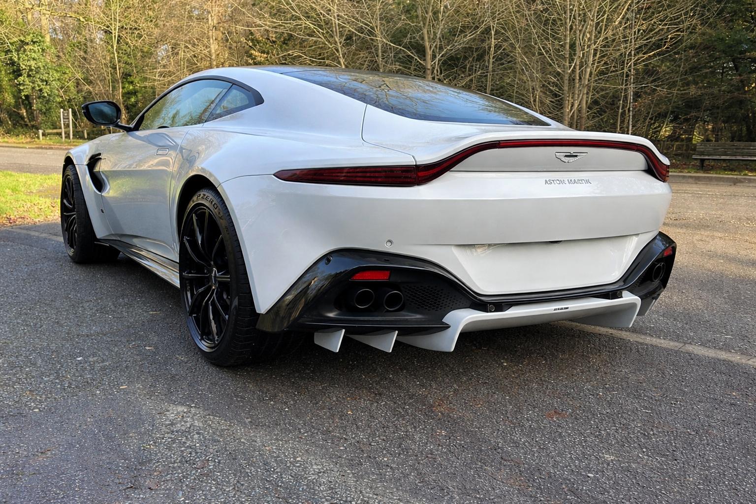 Aston Martin Vantage rear close-up