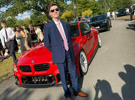 BMW M2 - Prom Event with Bride Dressed